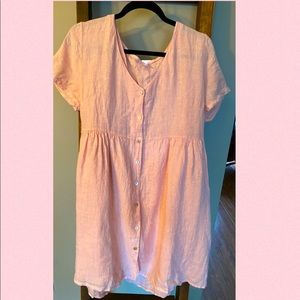 Jillian Harris Hampton Linen Dress